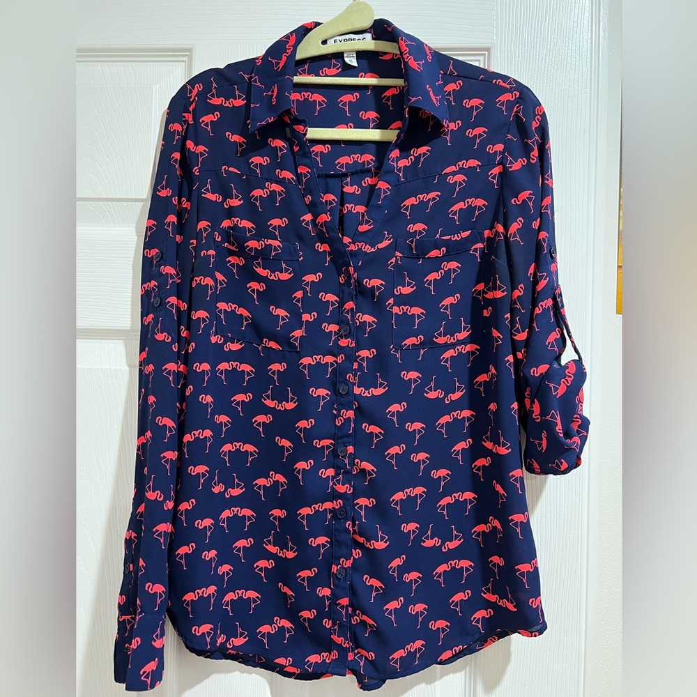 Express Portofino women’s button-up blouse!